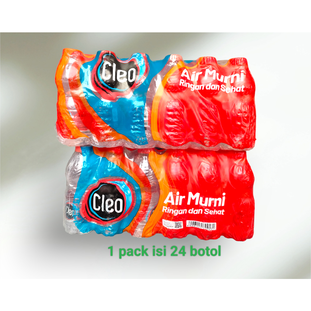 

Cleo botol mini 220ml isi 24pcs