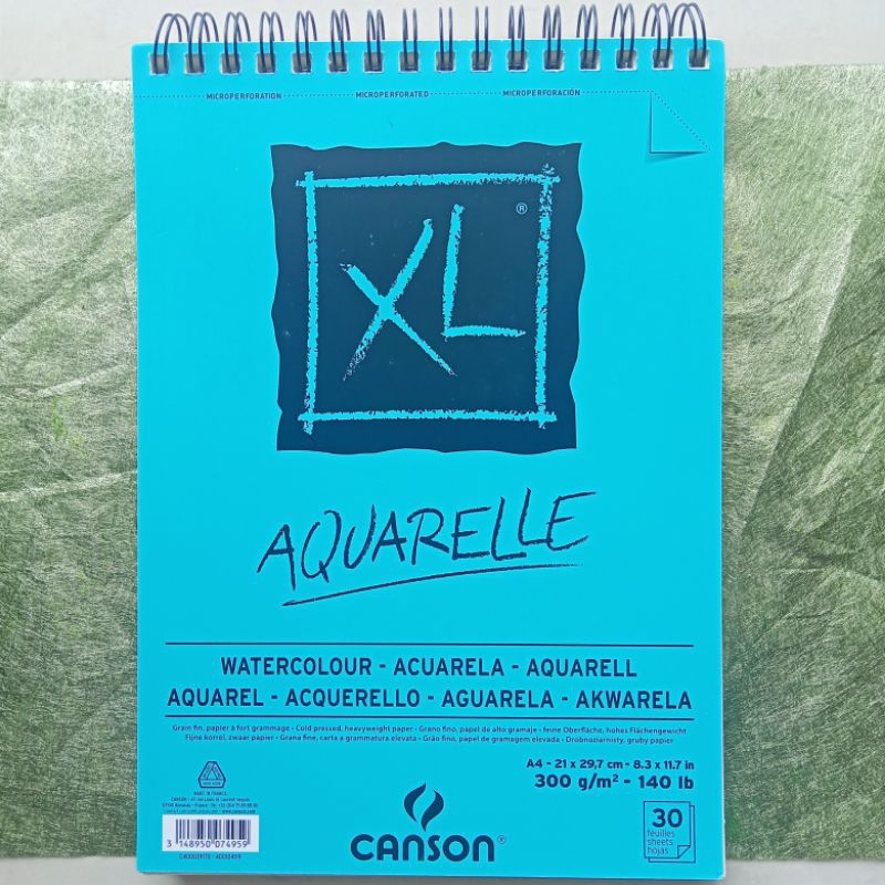 

Canson XL Aquarelle A4 300gsm 30lbr