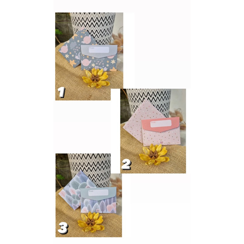 

[PACK] Amplop Serbaguna / Amplop Kondangan / Lebaran Motif Ukuran Medium
