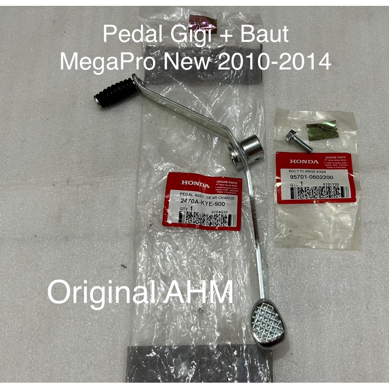 Pedal Gigi + Baut MegaPro New 2010-2014 Ori AHM 2470A KYE 900