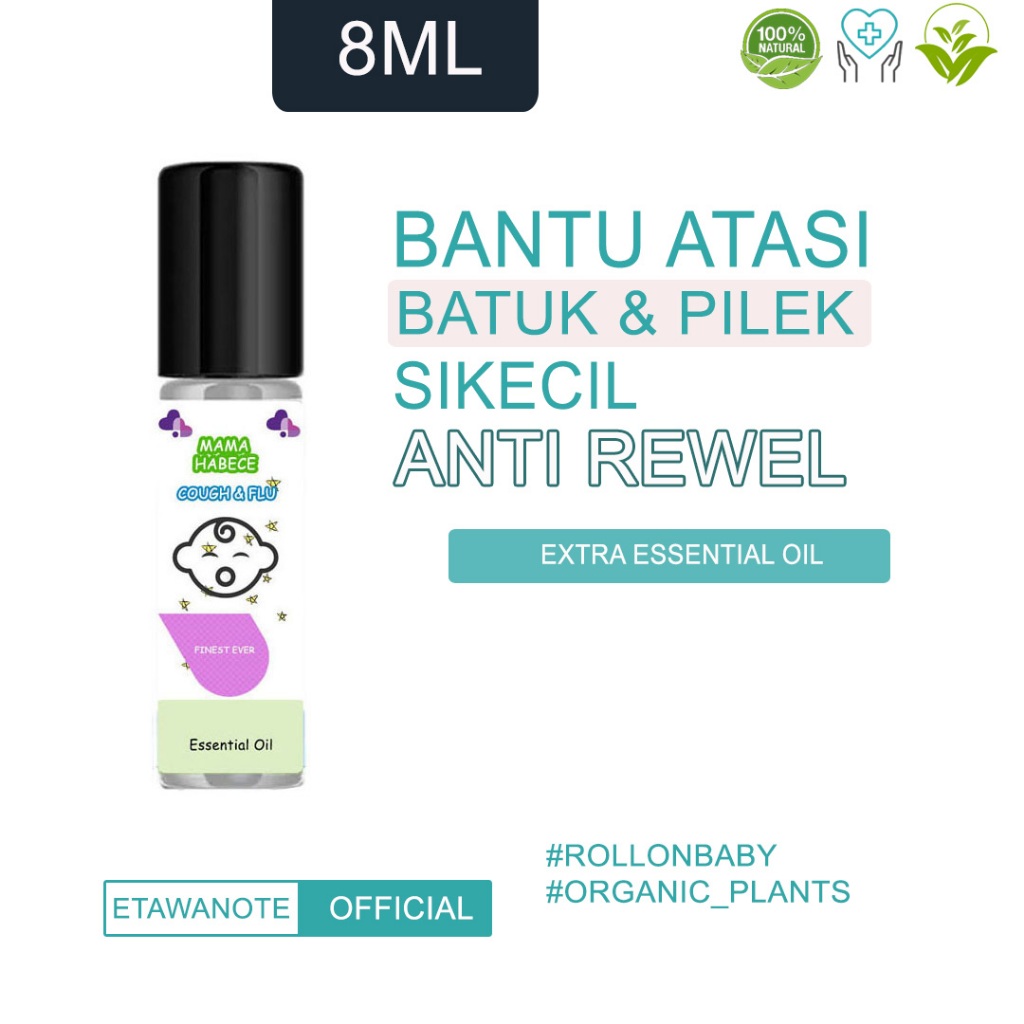 Baby Oil Cough N Flu Dan Batuk Bayi Minyak Bayi Essential Oil Cough n Flu Baby obat batuk pilek bayi