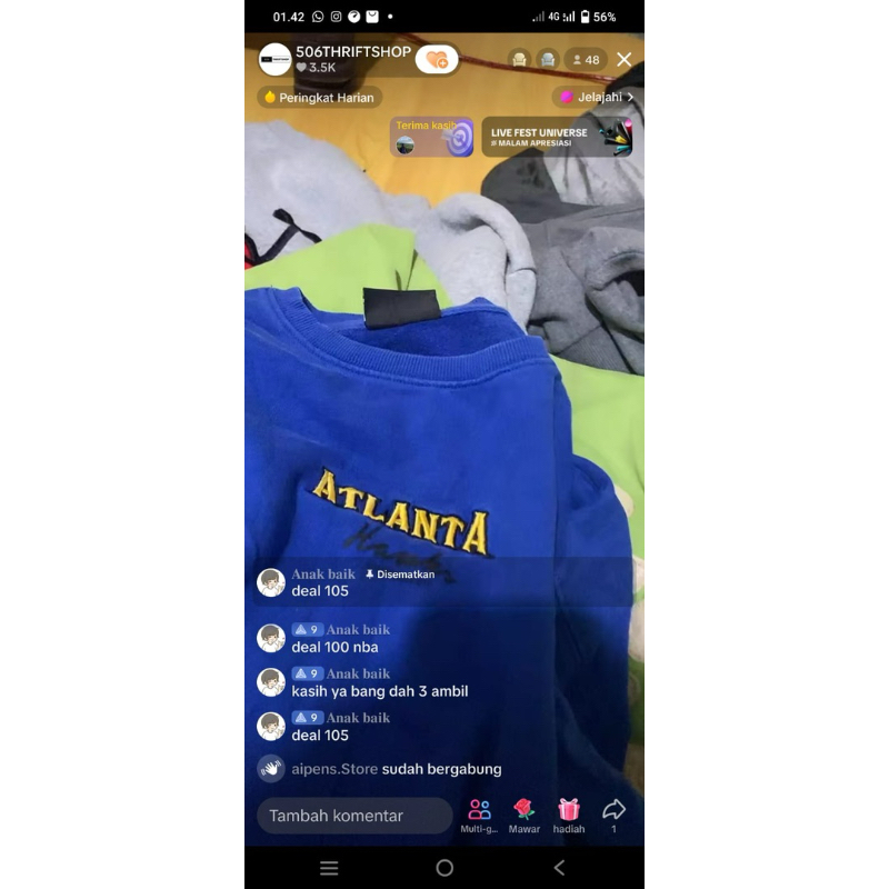 NBA ATLANTA x ADIDAS CENTER CN