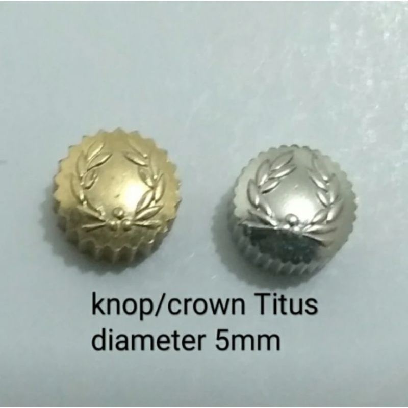 CROWN JAM TANGAN TITUS VINTAGE ORIGINAL IMPORT