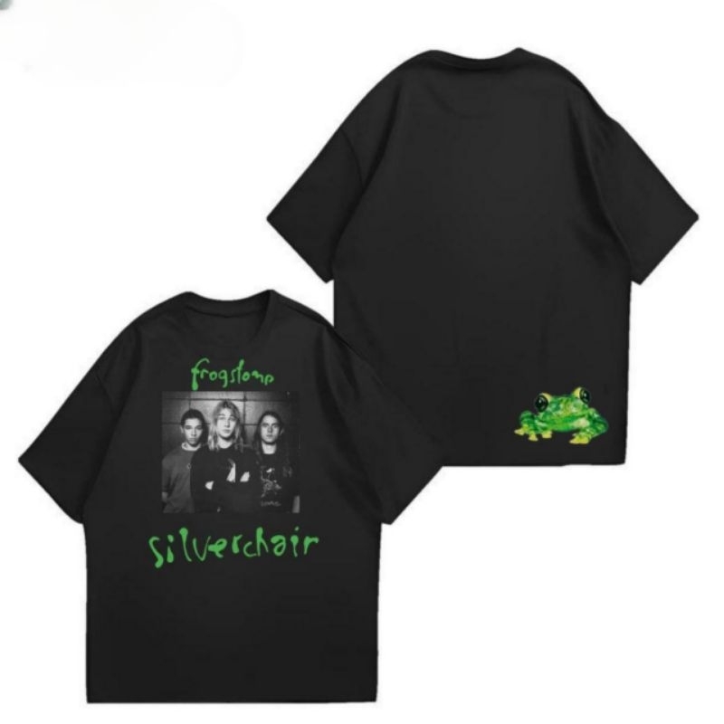 Tshirt Baju Kaos Silver chair frogstone Premium Combed
