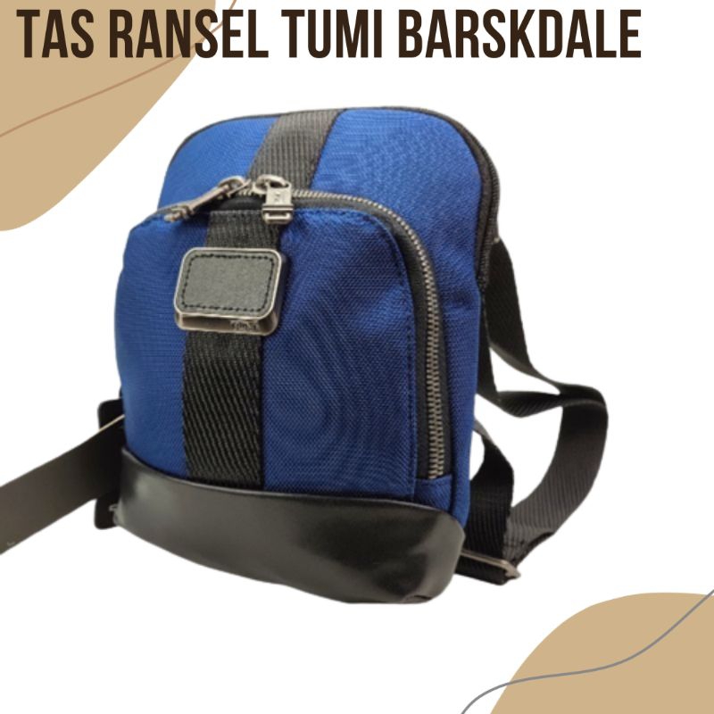 Tas Ransel Tumi Barskdale( warna biru dan hitam)