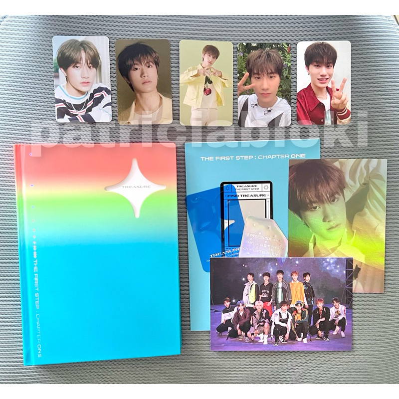Fullset Album Treasure The First Step Chapter One White Ver Bang Yedam Set pc photocard 1 1st ch sad