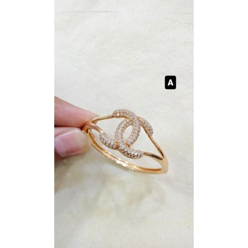 GELANG KERONCONG ANAK ROSEGOLD PERAK 925