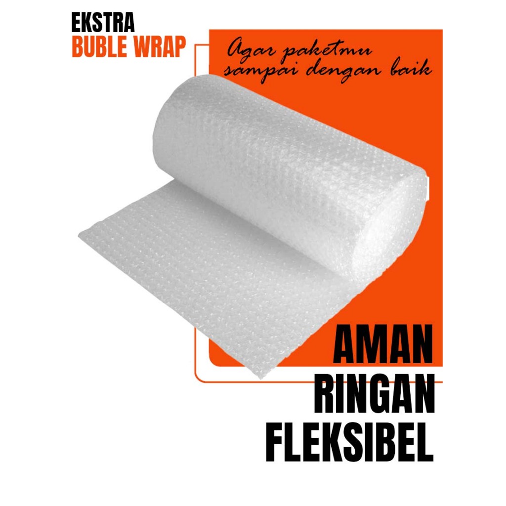 

Buble Wrap Packing Tambahan| Plastik Pengaman|