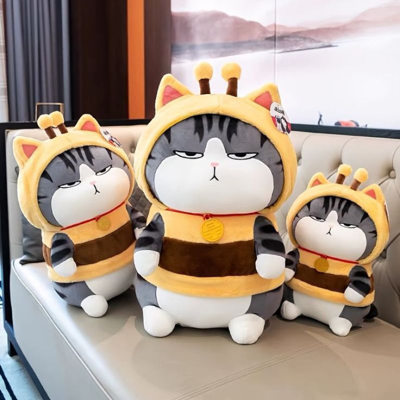 Boneka Furyu Cat Big Giant Kucing Lebah Bee 80cm kado hadiah anak