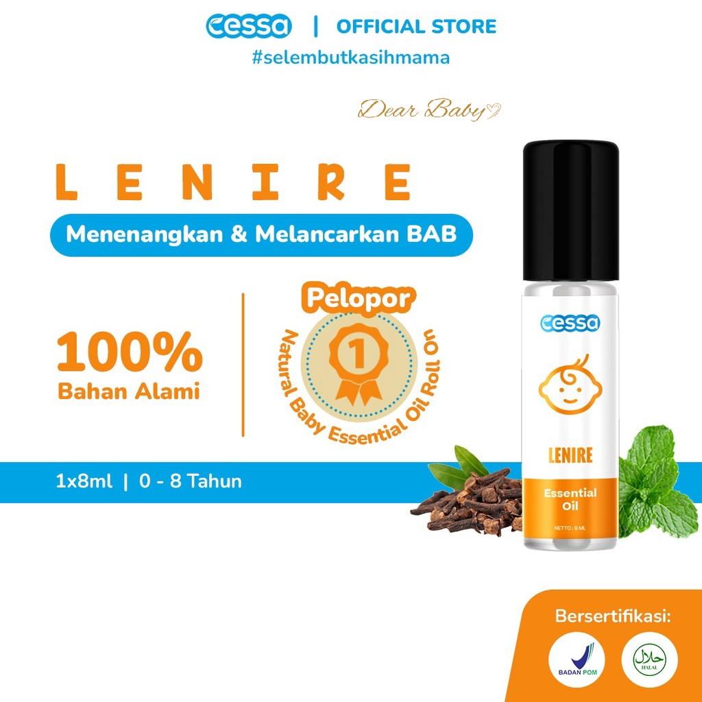 Cessa Baby Lenire - Natural Essential Oil Meredakan Perut Kembung/Mual