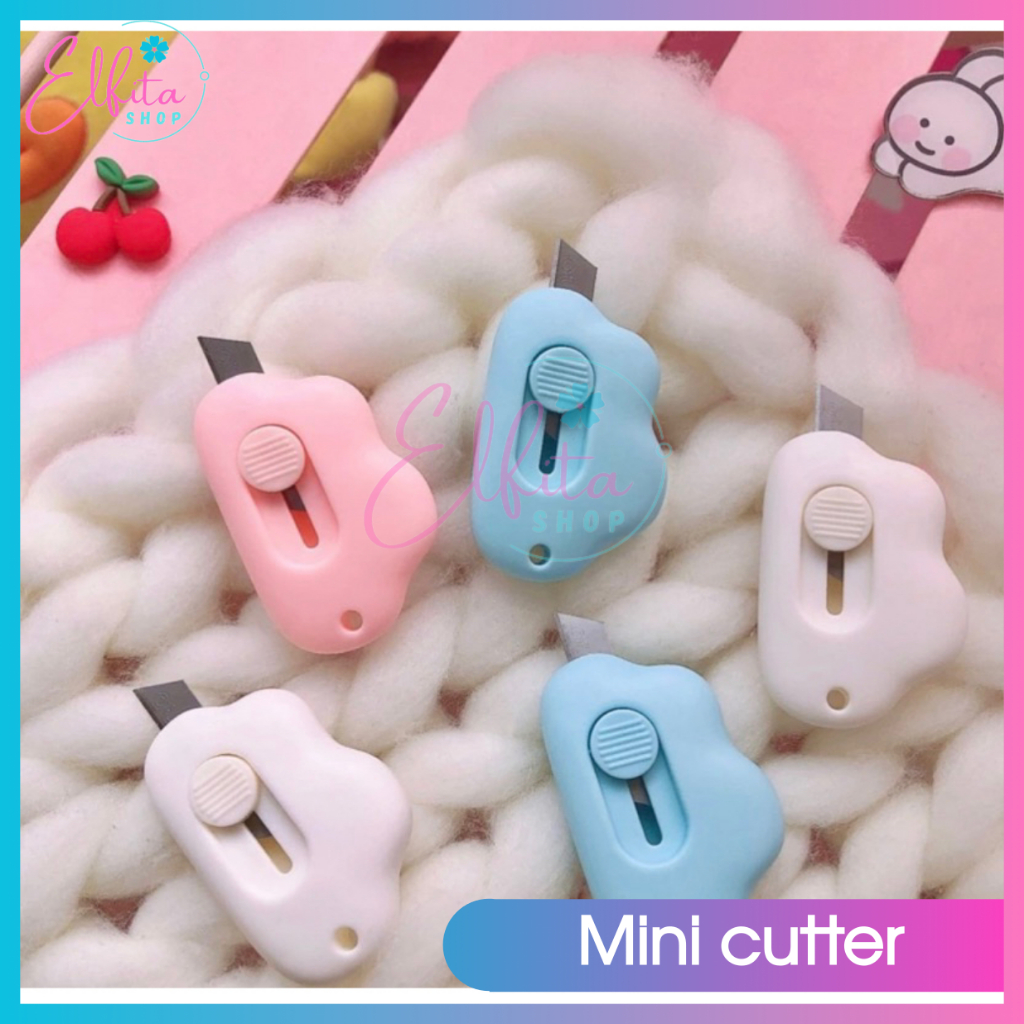 

Cutter Mini / Cutter Mini Pisau Kecil Bentuk Awan / Cutter Mini Bentuk Awan / Pisau Pemotong Mini Lucu