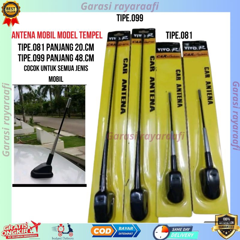 antena mobil model tempel universal antena dekorasi antena variasi