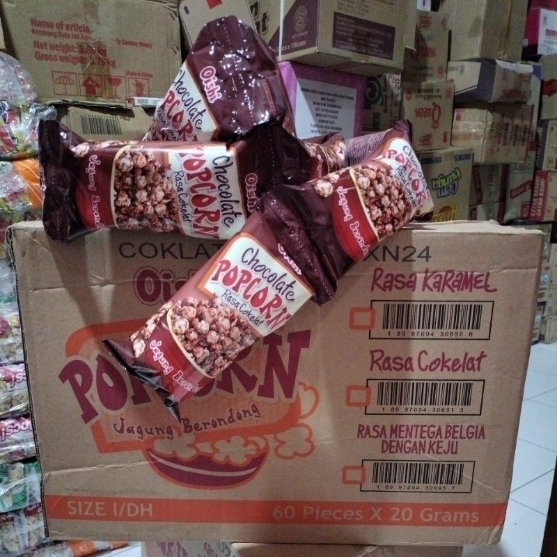 

POPCORN rasa cokelat 1 renteng 10pics@200gram