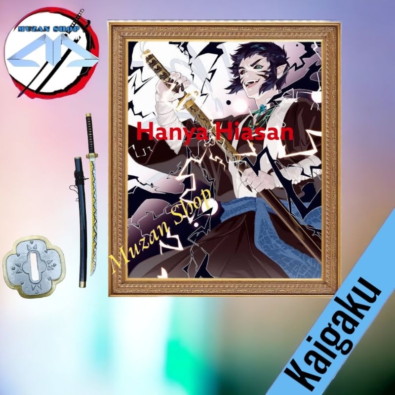 Mainan pedang kayu KAIGAKU DEMON SLAYER