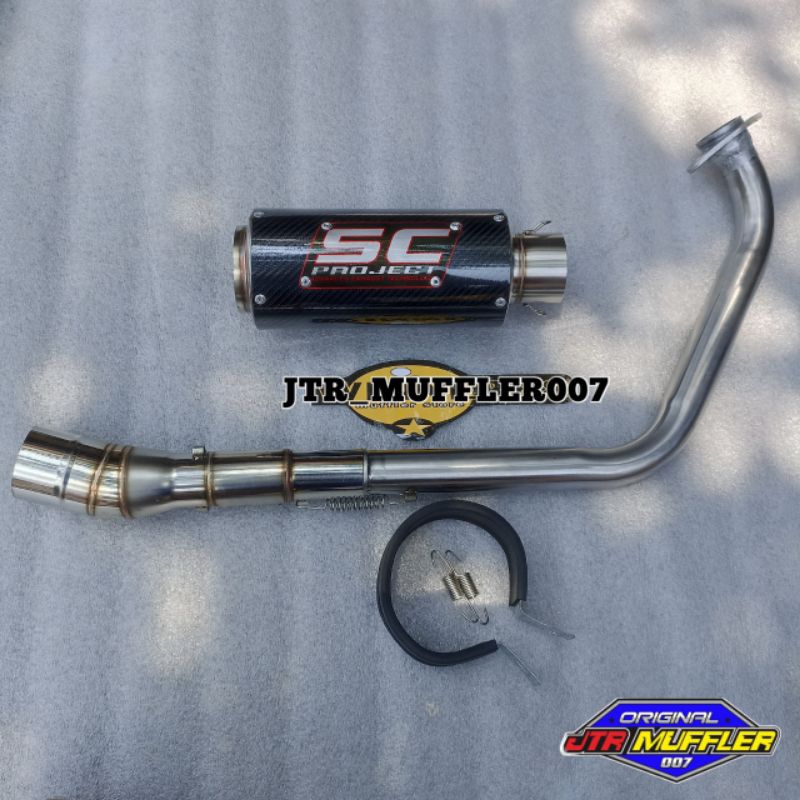 Knalpot Sc project carbon Underbelly Vixion Gsx r150 Xsr 155 R15 v2 v3 R15 v4 Cbr 150r facelift Cbr 