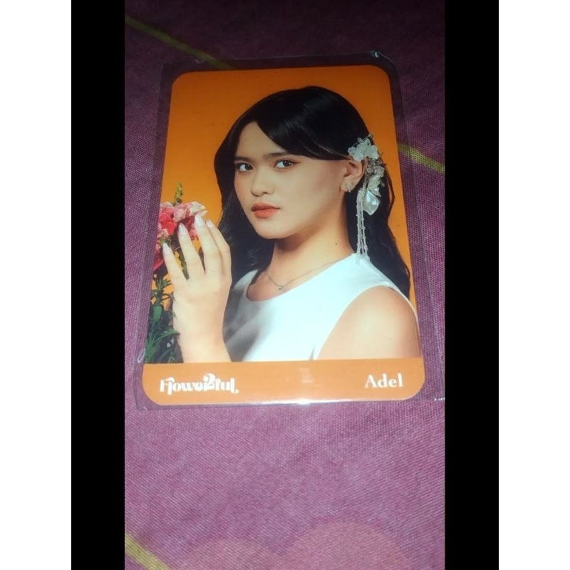 photocard adel jkt48 flowerfull