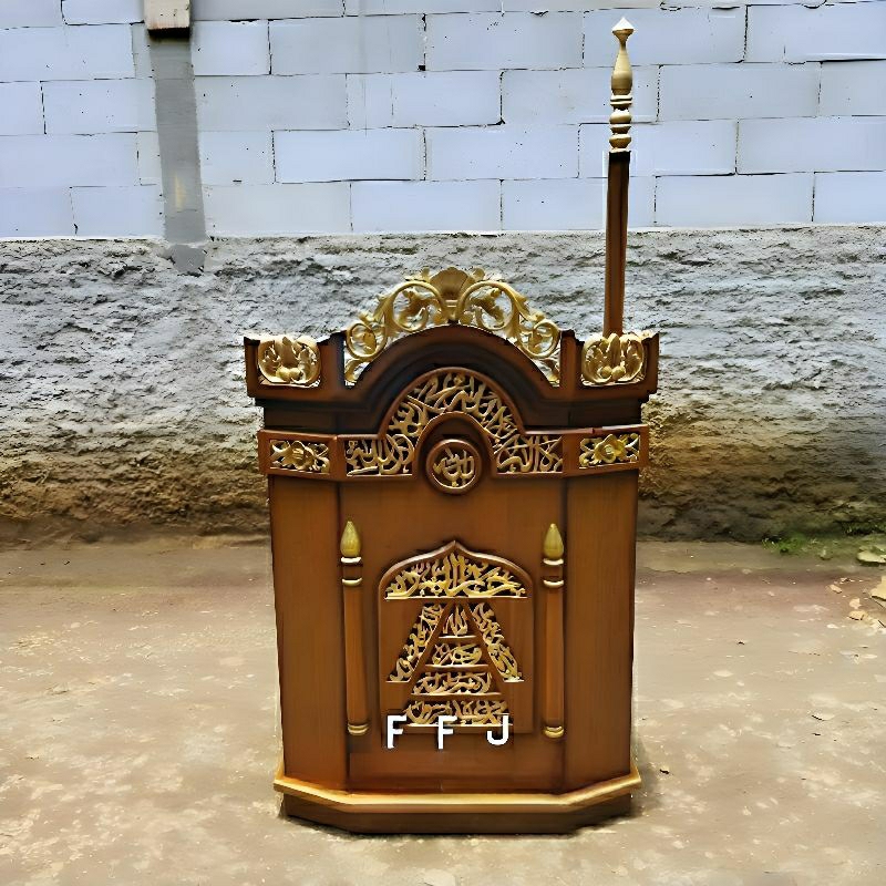 mimbar masjid minimalis mimbar masjid murah kayu jati mimbar masjid Jepara