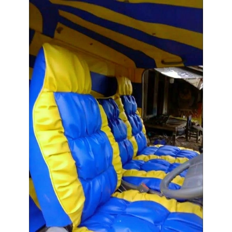 (MAHAL) Sarung jok sofa canter ragasa Dyna Dutro elf fuso Hino 500 lohan umplung  dll
