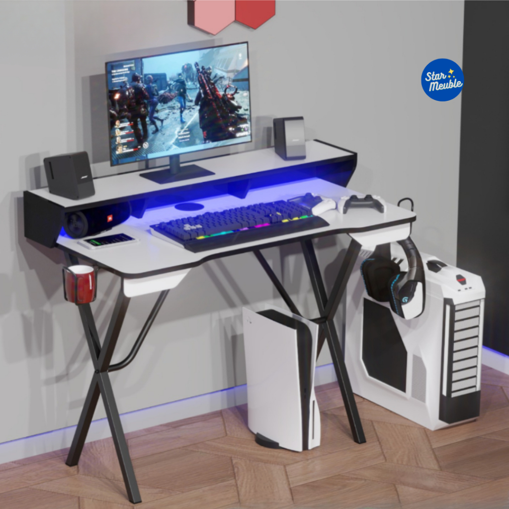 Meja Komputer Meja Gaming Meja PC Gaming Table - Star Meuble Semarang