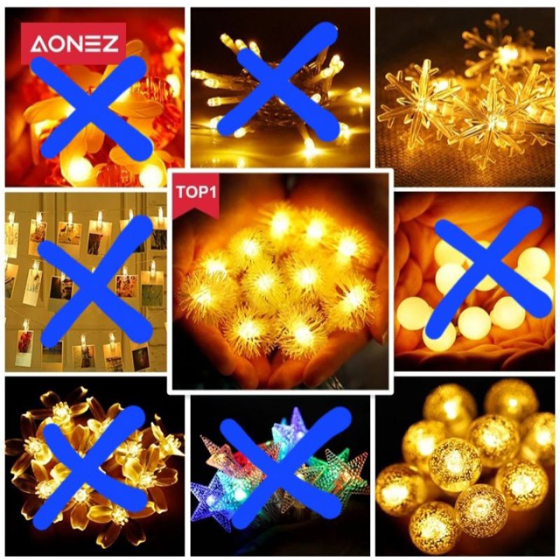 Hiasan Lampu LED Kelap kelip