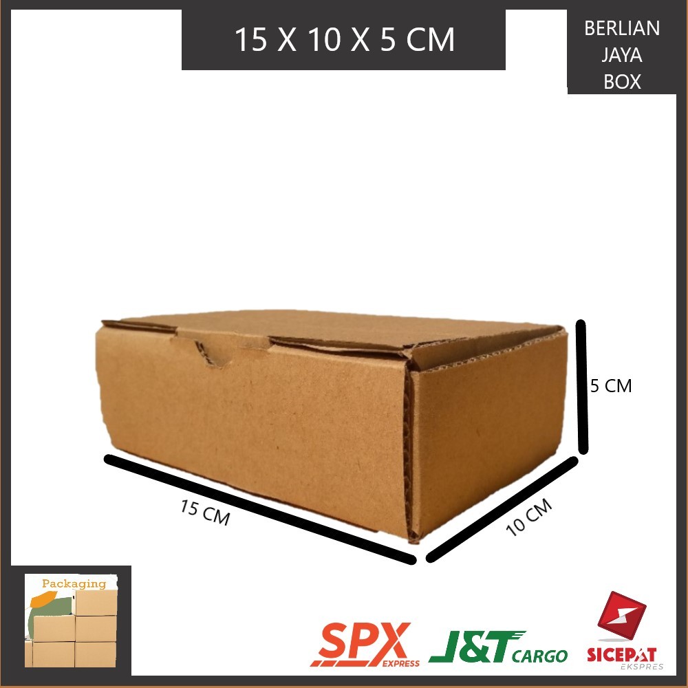 

KARDUS BOX DIE CUT SINGGLE WALL UKURAN P15xL10xT5