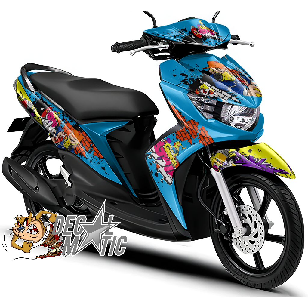 Decal Full Body Mio Soul GT 115 Full Body Decal Soul GT 125 Full Body Striping Mio Soul - Grafity St