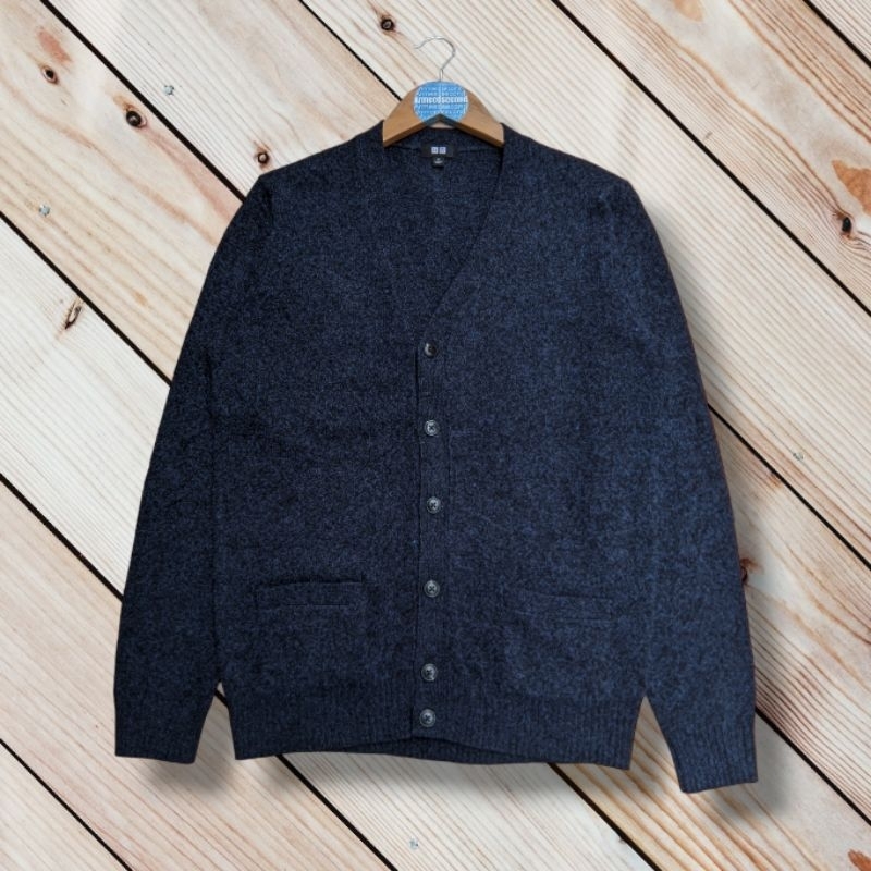 CARDIGAN UNIQLO KNITWEAR PRIA WANITA SWEATER SCOND