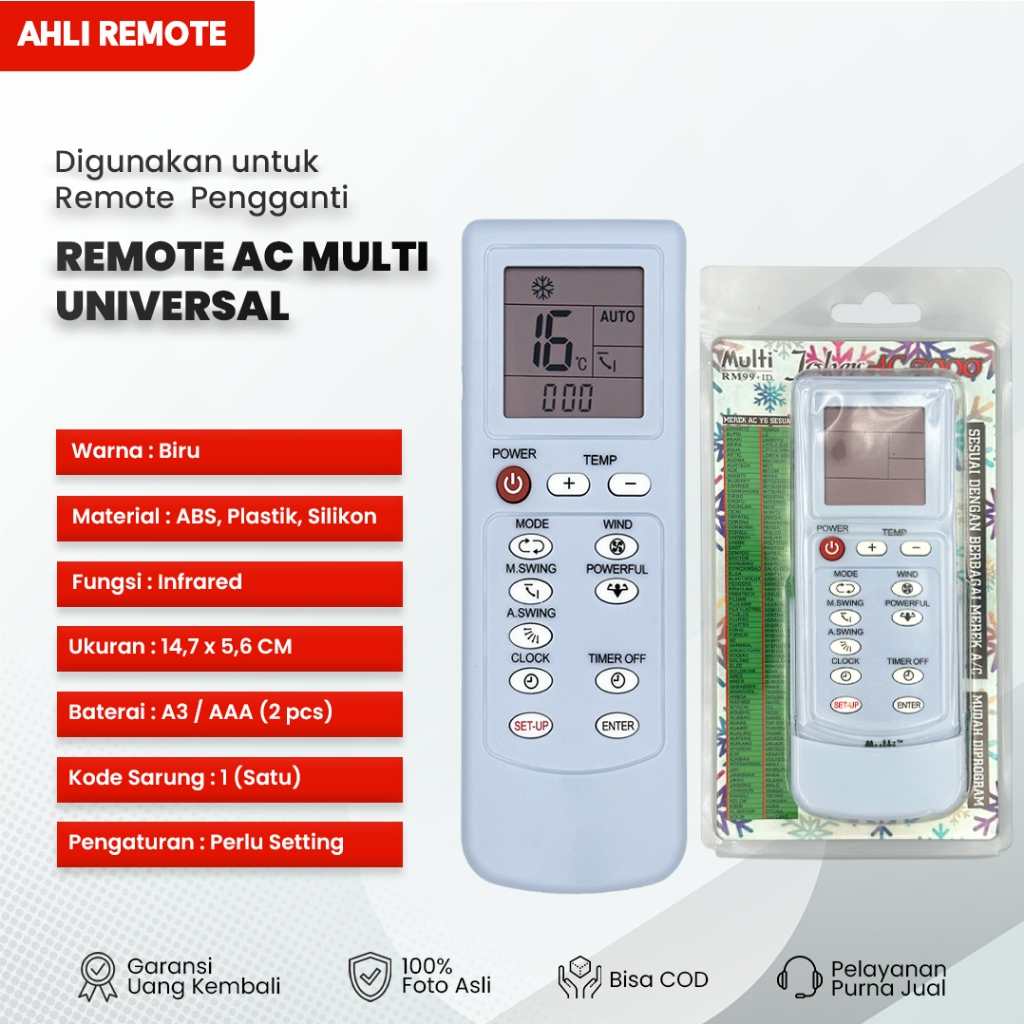 Remote AC Multi Universal Joker AC-4000 / Remot AC Multi
