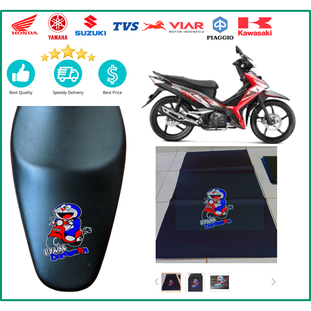 doraemon cover sarung kulit jok motor variasi