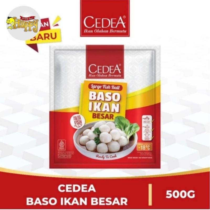 

Cedea Baso Ikan (Fish Ball) Beku Frozen 500 gram