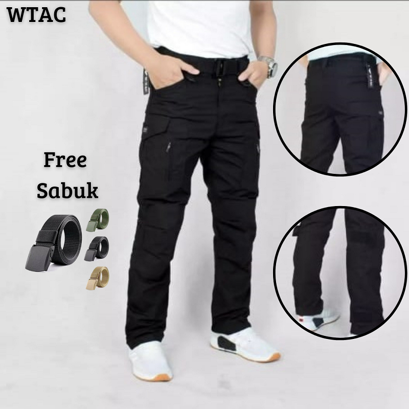Asoheh Celana Tactical  Wtac Panjang Free Sabuk Gunung Pria  PDL