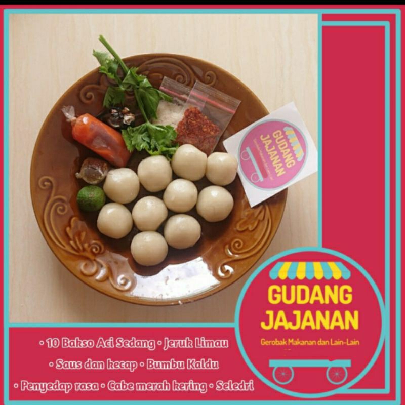 

Bakso Aci Lengkap Dengan Bumbu Siap Saji