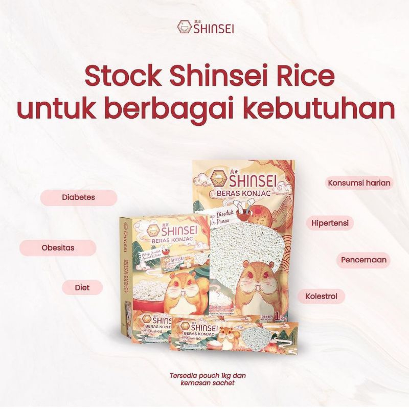 

SHINSEI BERAS PORANG 240GR isi 6pcs