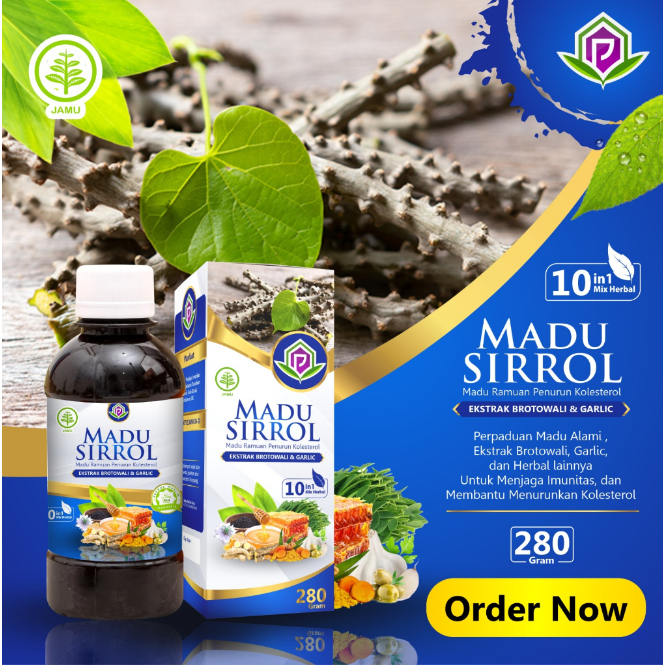 

MADU SIRROL original ISI 280 GRAM Madu penurun Kolestrol Asam Urat Madu Ramuan Herbal