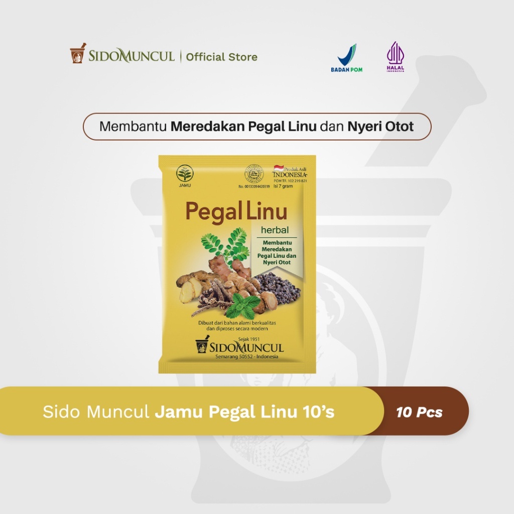 

Sido Muncul Jamu Pegal Linu 10's - Nyeri Otot Lelah Olahraga