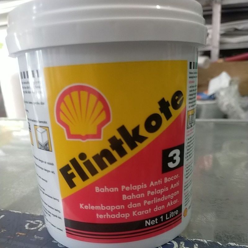Thebettles Shell Flinkote 3 Waterprofing 18 Liter. 1 Pail Shell Flinkote Anti Bocor