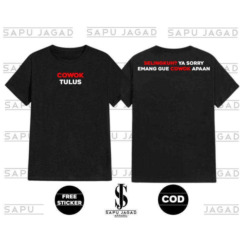 KAOS ANTI SELINGKUH//KAOS COWOK BERKELAS// KAOS KATA KATA VIRAL//KAOS COWOK SETIA