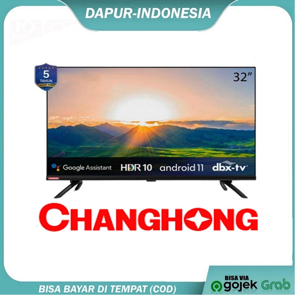 Android Tv Changhong/Smart Tv Led Tv Changhong L32h7 - Layar 32 Inch