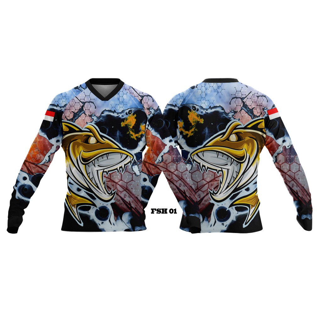 BAJU FISHING THSIRT MANCING COSTUM BAJU FISHING COSTUM