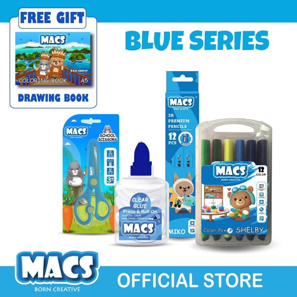 

MACS Blue Series / Hampers / Bingkisan / Crayon