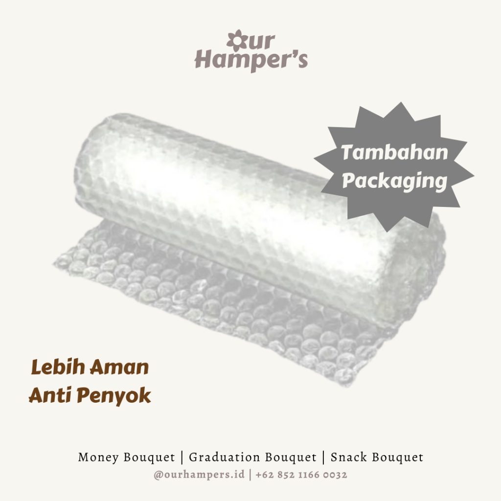 

[TAMBAHAN PACKING] BUBBLE WRAP & DUS