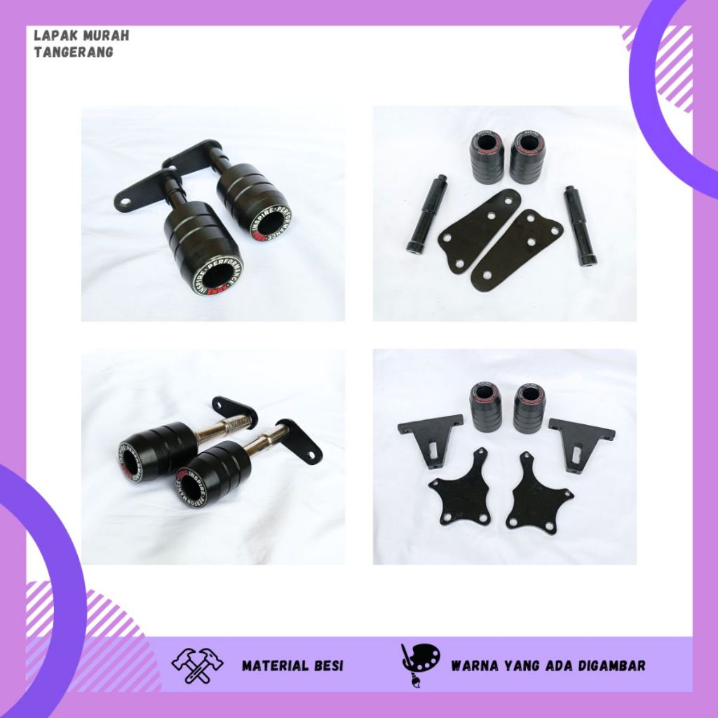 FRAME SLIDER MODEL FERING AGNA JALU KEPALA R15 V3 XSR 155 NINJA 250 R FI NEW CRF 150 R25 MT 25 CB150