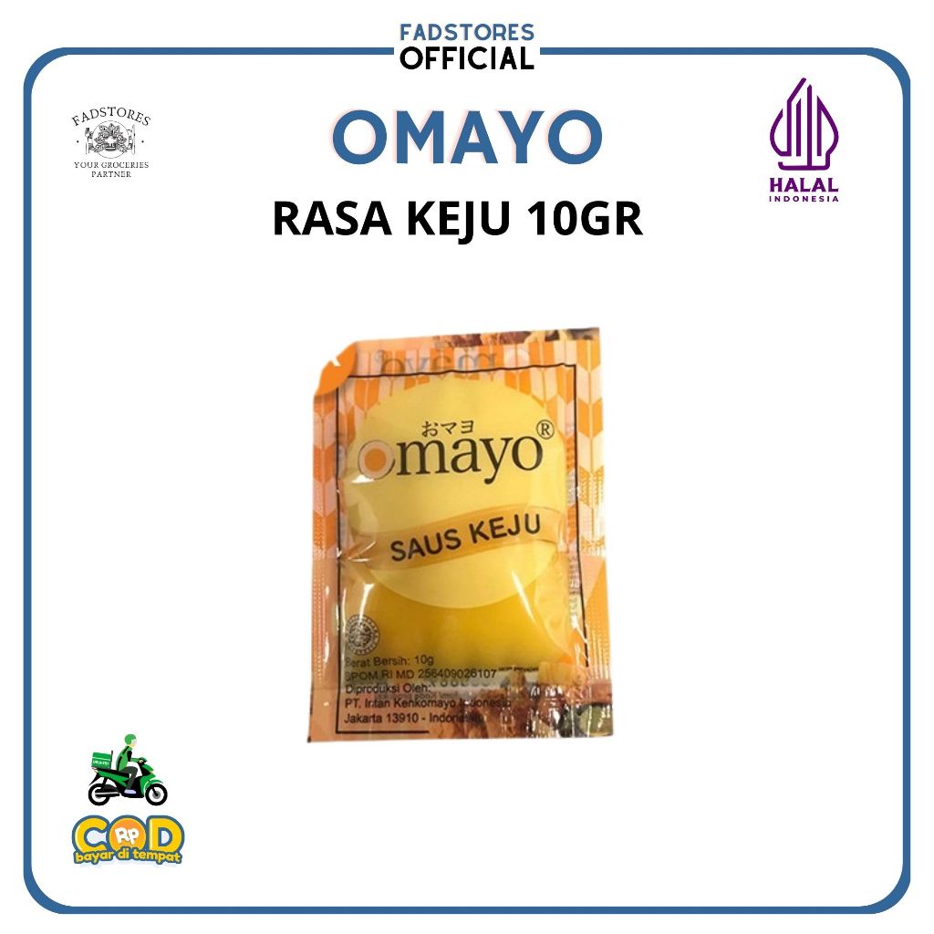 

Omayo Keju 10gr - Omayo Saus Keju 10gr