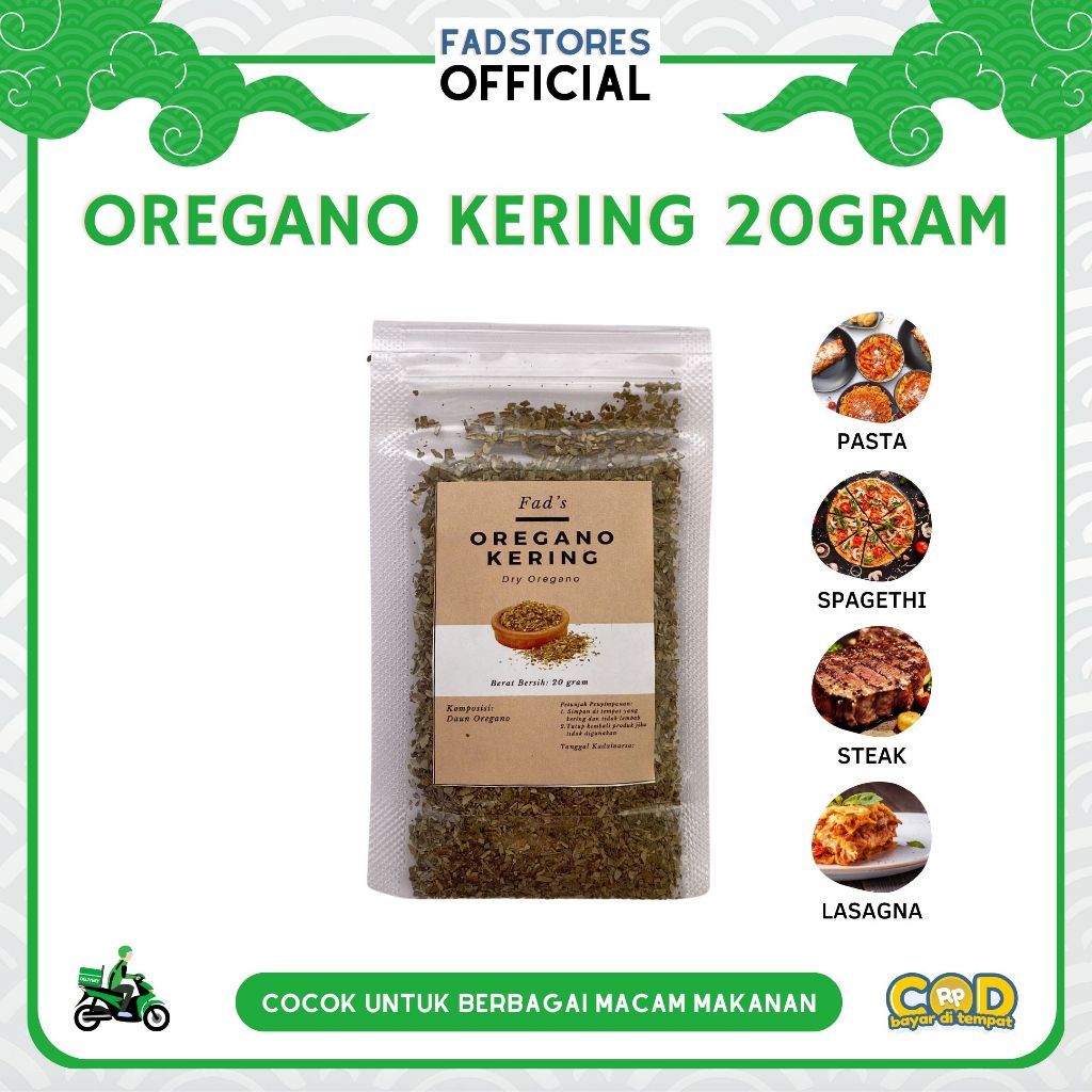 

Oregano 20gr - Daun Oregano Kering - Oregano Leaves