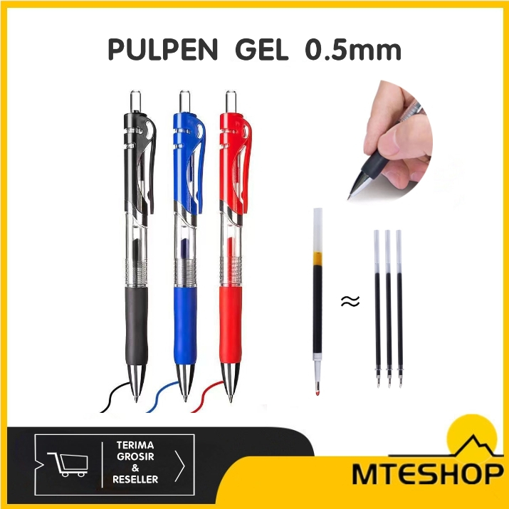 

MTE Pulpen Gel 0.5mm / Pena Gel / Pena Tanda Tangan