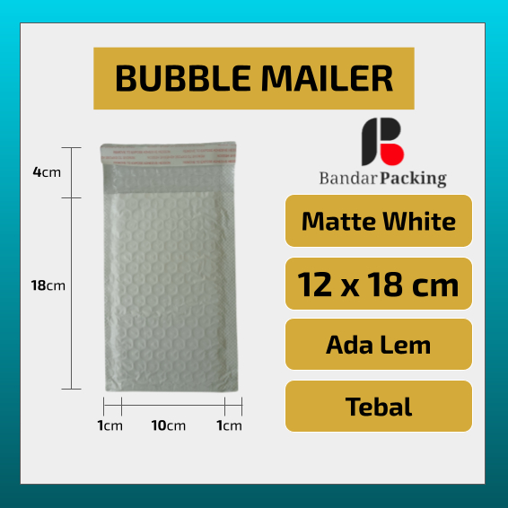 

Kantong Plastik Bubble Mailer Amplop Security Polymailer Envelope Buble Wrap Poly 12cm x 18cm 12x18 12x18cm 12 cm x 18 cm