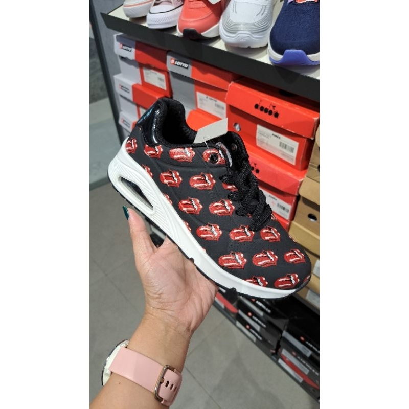skechers x rollingstones sepatu skechers 183101