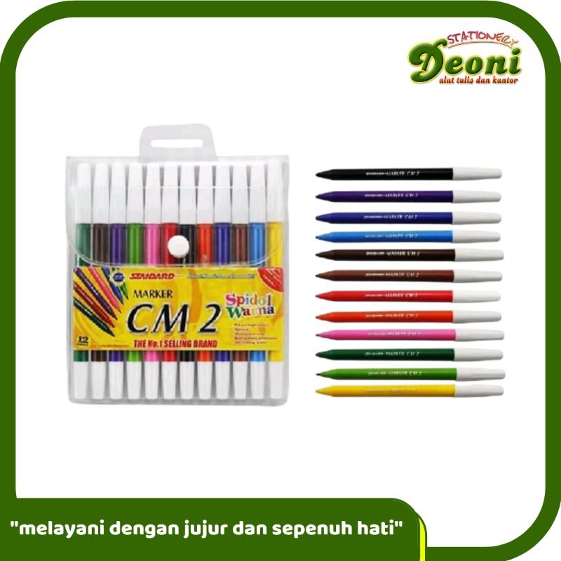

STANDARD Spidol Kecil 12 Warna A0916