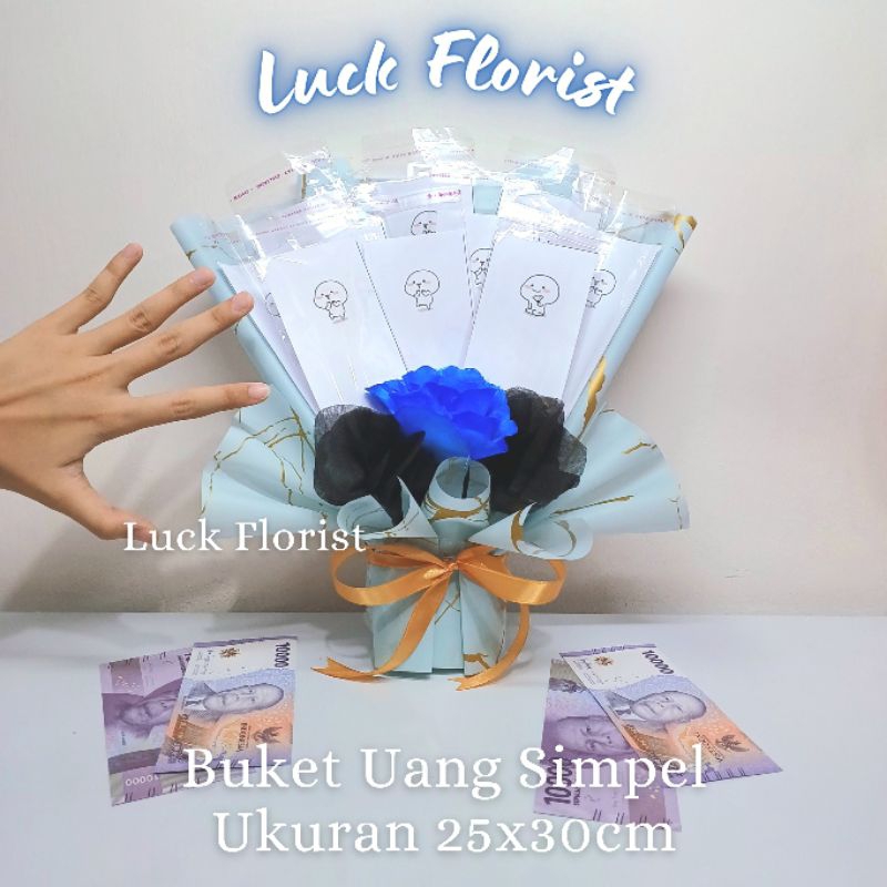 KERANGKA BUKET UANG - BUKET UANG KOSONGAN 10 LEMBAR - Buket Bunga Uang Kerangka Kosongan