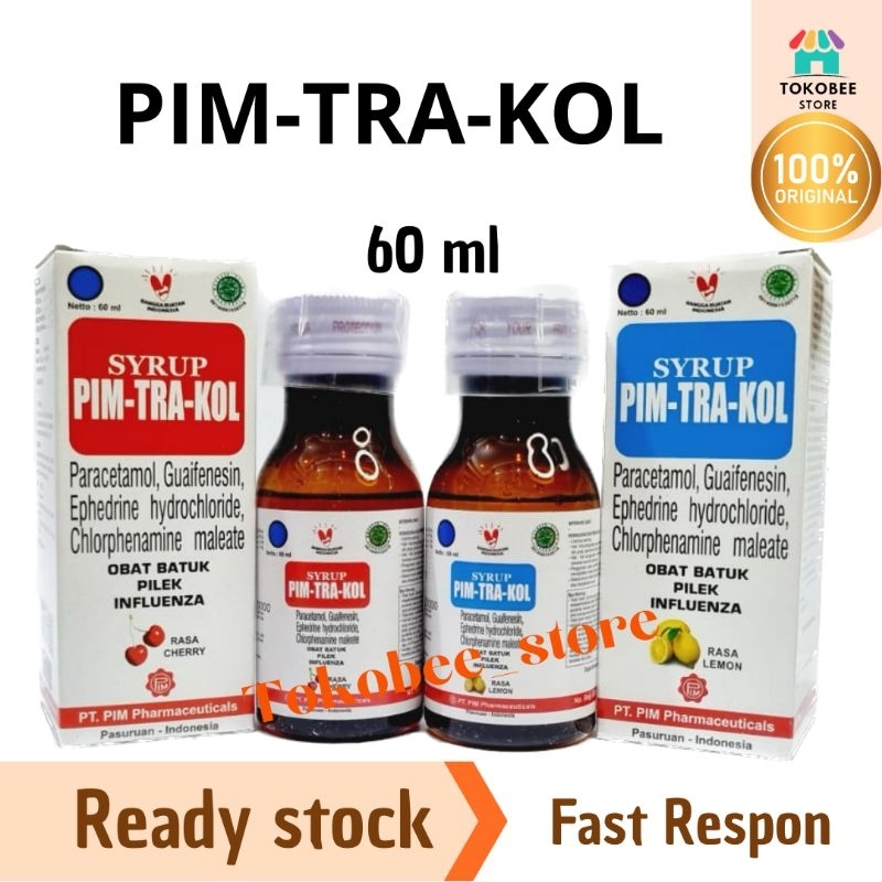 Pimtrakol Batuk Pilek Anak syrup Rasa Lemon Strawbery